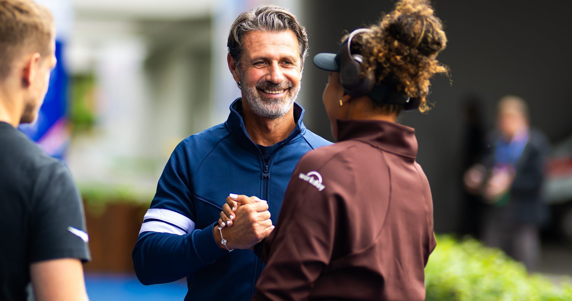 Patrick Mouratoglou and Naomi Osaka, Beijing 2024